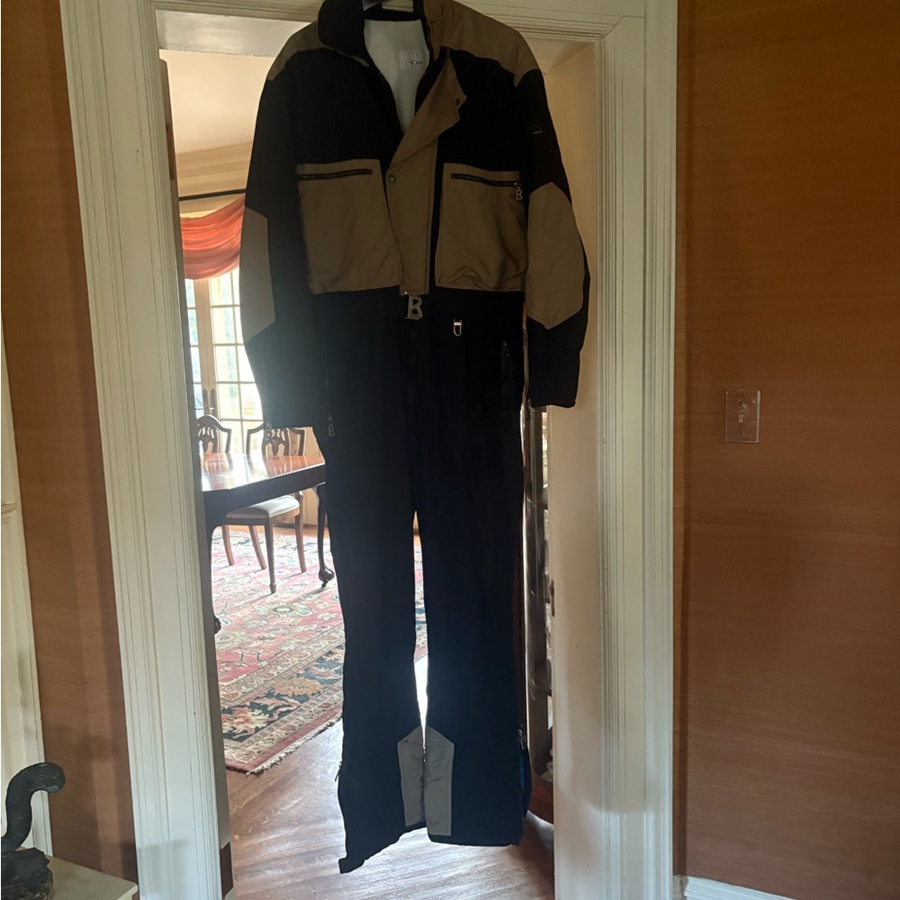 Bogner Black and Tan Ski one piece